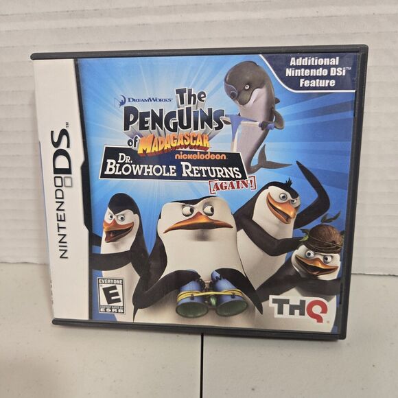 The Penguins of Madagascar: Dr. Blowhole Returns - Again (Nintendo DS, 2011) CIB - Picture 1 of 5